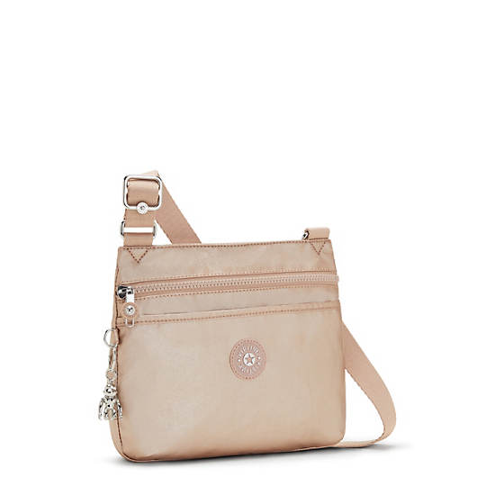 Kipling Emmylou Metallic Crossbody Taske Guld | DK 1109UZ